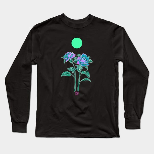 Flower Sunset Long Sleeve T-Shirt by JohnParkArt